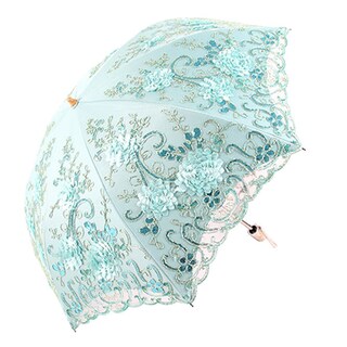 Foto 1 | Foto 1 | Umbrella Honeystore Vintage Lace - Protección Solar Uv Color Azul - Venta Internacional.