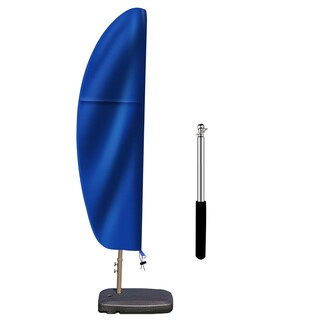 Foto 1 | Foto 1 | Funda Para Sombrilla En Voladizo Para Patio Okpow Impermeable De 9 A 14 Pies Azul - Venta Internacional.