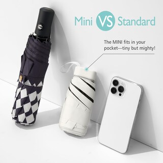 Foto 6 | Foto 6 | Paraguas Viddvoom Compact Mini Para Monedero Ligero Color Beige - Venta Internacional.