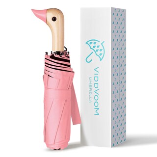 Foto 1 | Foto 1 | Paraguas De Viaje Compacto Viddvoom Duck Con Bonito Mango De Cabeza De Pato - Venta Internacional.