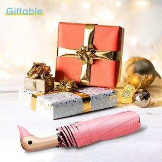 Foto 4 | Foto 4 | Paraguas De Viaje Compacto Viddvoom Duck Con Bonito Mango De Cabeza De Pato - Venta Internacional.