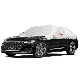 Foto 1 | Foto 1 | Funda De Medio Coche Ambari Para Sedán Impermeable Plateada Universal - Venta Internacional.