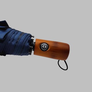 Foto 5 | Foto 5 | Paraguas Pumi-geous Con Mango De Madera Automático  Resistente Al Viento  Negro - Venta Internacional.