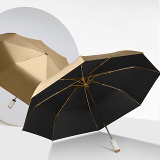 Foto 2 | Foto 2 | Umbrella Bifrost De Erised Ligera Pequeña Compacta De Viaje Dorada - Venta Internacional.