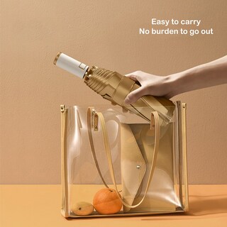 Foto 4 | Foto 4 | Umbrella Bifrost De Erised Ligera Pequeña Compacta De Viaje Dorada - Venta Internacional.