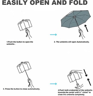 Foto 5 | Foto 5 | Umbrella Bifrost De Erised Ligera Pequeña Compacta De Viaje Dorada - Venta Internacional.