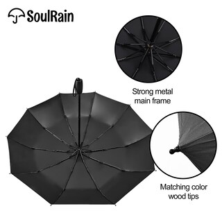 Foto 6 | Foto 6 | Paraguas Soulrain 46 Travel Ligero Resistente Al Viento Uv 95% - Venta Internacional.