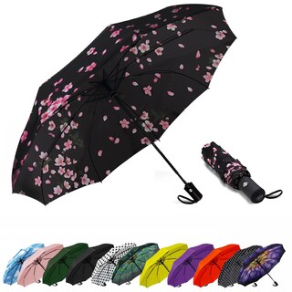 Foto 1 | Foto 1 | Paraguas Siepasa Sakura  A Prueba De Viento  De Viaje  Compacto Y Automático - Venta Internacional.