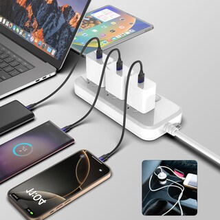 Foto 5 | Foto 5 | Cable Usb C Bkduice De 30 Cm Para Iphone 15 Paquete De 10 Unidades Carga Masiva - Venta Internacional.