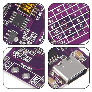 Foto 3 | Foto 3 | Módulo Dweii Tipo C Qc Afc Pd2.0 Pd3.0 A Dc Spoof Scam X10 - Venta Internacional.