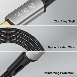 Foto 5 | Foto 5 | Cable Usb4 Chenlenic Thunderbolt 4 240 W De Carga 40 Gbps 8k @60hz - Venta Internacional.