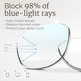 Foto 4 | Foto 4 | Gafas De Lectura Miyya Fashion Para Mujer Con Bloqueo De Luz Azul - Venta Internacional.