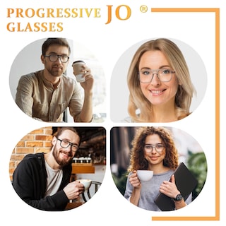 Foto 2 | Foto 2 | Gafas De Lectura Progresivas Multienfoque Jo Para Hombres/mujeres - Venta Internacional.