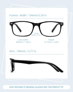 Foto 2 | Foto 2 | Paquete De 5 Gafas De Lectura Jolisu Para Mujer Anti-blue Light 2.75 - Venta Internacional.
