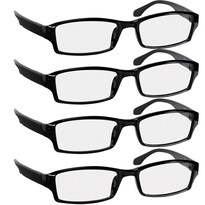 Gafas De Lectura Truvision Readers 9501hp Negras 1 50  Paquete De 4 - Venta Internacional.