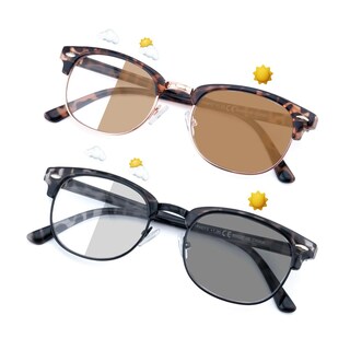 Foto 1 | Foto 1 | Gafas De Sol De Lectura Feivsn Fotocromáticas Con Lente Completa +2.0 (paquete De 2) - Venta Internacional.