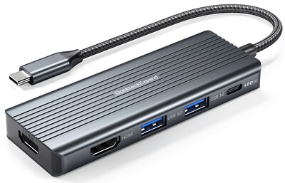 Foto 1 | Foto 1 | Adaptador Usb C A Hdmi Para Dos Monitores Dockteckexpand 5 En 1 - Venta Internacional.