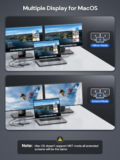Foto 4 | Foto 4 | Adaptador Usb C A Hdmi Para Dos Monitores Dockteckexpand 5 En 1 - Venta Internacional.