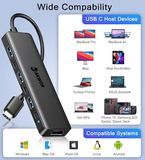 Foto 7 | Foto 7 | Adaptador Hdmi Usb C Hub 7 En 1 Con Hdmi 4k Pd100w Para Macbook - Venta Internacional.