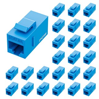 Foto 1 | Foto 1 | Acoplador Keystone Fgb Cat6a Rj45 10 Gbps 25 Unidades Azul - Venta Internacional.