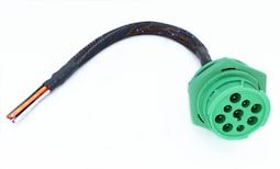 Cable En Espiral Mitob Green 9p J1939 Con Rosca Hembra De 23 Cm - Venta Internacional.