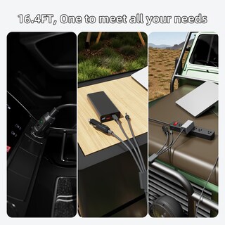 Foto 4 | Foto 4 | Cable De Alimentación Eazuse Starlink Mini 3 En 1 De 5 M Con Usb-c De 100 W - Venta Internacional.