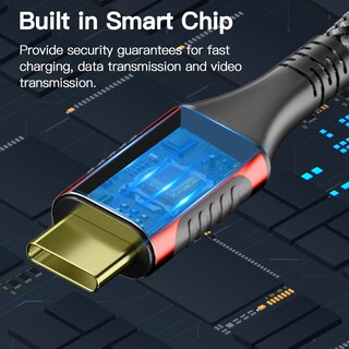 Foto 6 | Foto 6 | Cable Thunderbolt 4 Reerwelin De 2 M 240 W 40 Gbps Usb 4 Pd 3.1 8 K - Venta Internacional.
