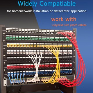 Foto 6 | Foto 6 | Keystone Jack Cat6 Slim Lysymixs 90 Grados Color Rojo (paquete De 25) - Venta Internacional.