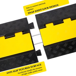 Foto 6 | Foto 6 | Protector De Cable Ramp Yelack Rubber 2 Canales 30 71 X 9 45 X 4 3 Cm - Venta Internacional.