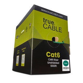 Foto 1 | Foto 1 | Cable Ethernet Truecable Cat6 Riser De 1000 Pies Verde 23 Awg Utp - Venta Internacional.