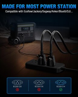 Foto 6 | Foto 6 | Cable De Carga Hulkgoo Heavy-duty Power Station De 10 Pies - Venta Internacional.