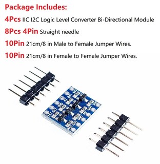 Foto 2 | Foto 2 | Convertidor De Nivel Lógico Wwzmdib 4 Canales De 5 V A 3 3 V Arduino - Venta Internacional.