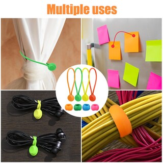Foto 7 | Foto 7 | Juego De Clips Magnéticos De Tela Peutier Con Bridas De Silicona - Venta Internacional.