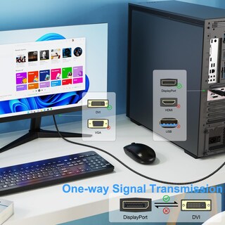 Foto 3 | Foto 3 | Cable Displayport A Dvi Dteedck 1 8 M 1080p @60hz Para Monitor - Venta Internacional.