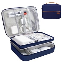 Bolsa Organizadora Miavers Electronics Impermeable Nailon Azul Marino - Venta Internacional.