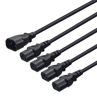 Foto 5 | Foto 5 | Cable Adaptador De Corriente Jorindo Iec320 C14 A C13 Divisor En Y De 4 Vías - Venta Internacional.