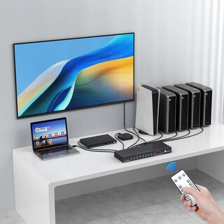 Foto 6 | Foto 6 | Conmutador Hdmi Yinker De 8 Puertos 4k 60 Hz Con Cable Hdmi De 5 Pies Y Accesorios - Venta Internacional.
