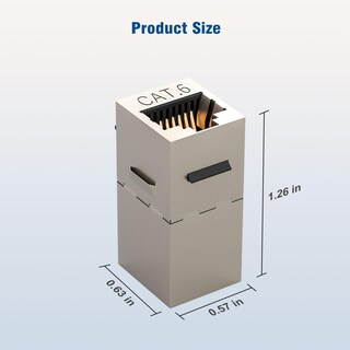 Foto 6 | Foto 6 | Acoplador Keystone Fgb Cat6 Blindado Hembra A Hembra Rj45 X10 - Venta Internacional.
