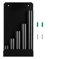 Soporte Organizador Para Bridas De Cables Guorunjia  Acero Negro - Venta Internacional.