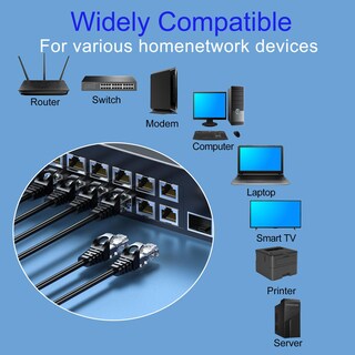 Foto 7 | Foto 7 | Cable Ethernet De 10 Gbps Cat6 5 Pies 10 Unidades Negro 10 Gsupxsel - Venta Internacional.