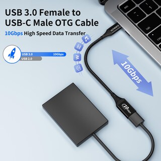 Foto 2 | Foto 2 | Adaptador Usb C A Usb Ultience 10 Gbps Thunderbolt 3 Paquete De 2 - Venta Internacional.