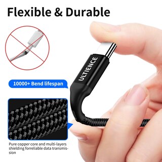 Foto 3 | Foto 3 | Adaptador Usb C A Usb Ultience 10 Gbps Thunderbolt 3 Paquete De 2 - Venta Internacional.