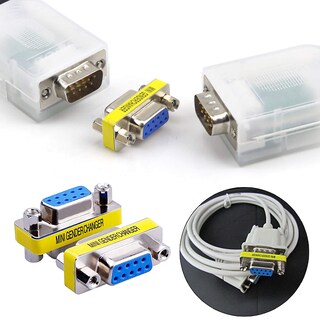 Foto 5 | Foto 5 | Cable Cambiador De Género Db9 Hembra A Hembra Vga De 9 Pines Paquete De 10 - Venta Internacional.