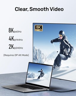 Foto 4 | Foto 4 | Cable Usb4 Agfinest Thunderbolt 4 2 M 240 W Carga Rápida 40 Gbps - Venta Internacional.