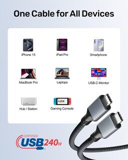 Foto 6 | Foto 6 | Cable Usb4 Agfinest Thunderbolt 4 2 M 240 W Carga Rápida 40 Gbps - Venta Internacional.