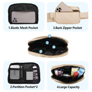 Foto 3 | Foto 3 | Riñonera Fanny Pack Vorolo Impermeable Color Caqui - Venta Internacional.