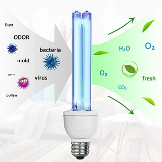 Foto 2 | Foto 2 | Bombilla Uv Baimnocm Uv-c De 25 W Base E26 Sin Ozono 2 Unidades - Venta Internacional.