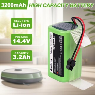 Foto 2 | Foto 2 | Batería De Repuesto Cuzieey Para Aspiradora Eufy Robovac 14 4 V 3200 Mah - Venta Internacional.