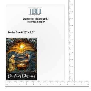 Foto 5 | Foto 5 | Tarjeta De Navidad Jbh Creations Nativity Blessings Paquete De 24 - Venta Internacional.