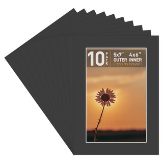 Foto 1 | Foto 1 | Tapetes Golden State Art Classic Negros 5 X 7 Pulgadas (paquete De 10) - Venta Internacional.